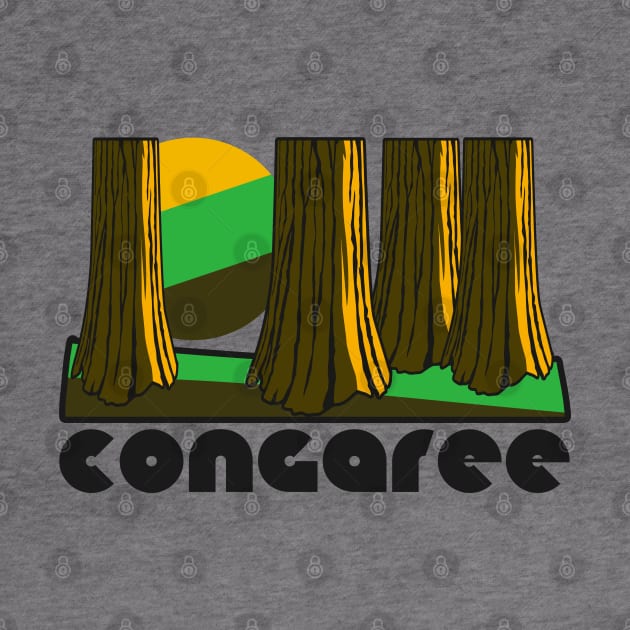 Retro Congaree ))(( Tourist Souvenir National Park Design by darklordpug